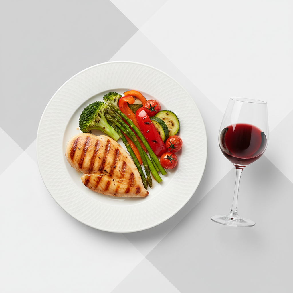 Eat protein before drinking